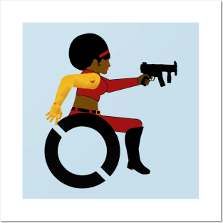 Rolling Misty Knight Posters and Art